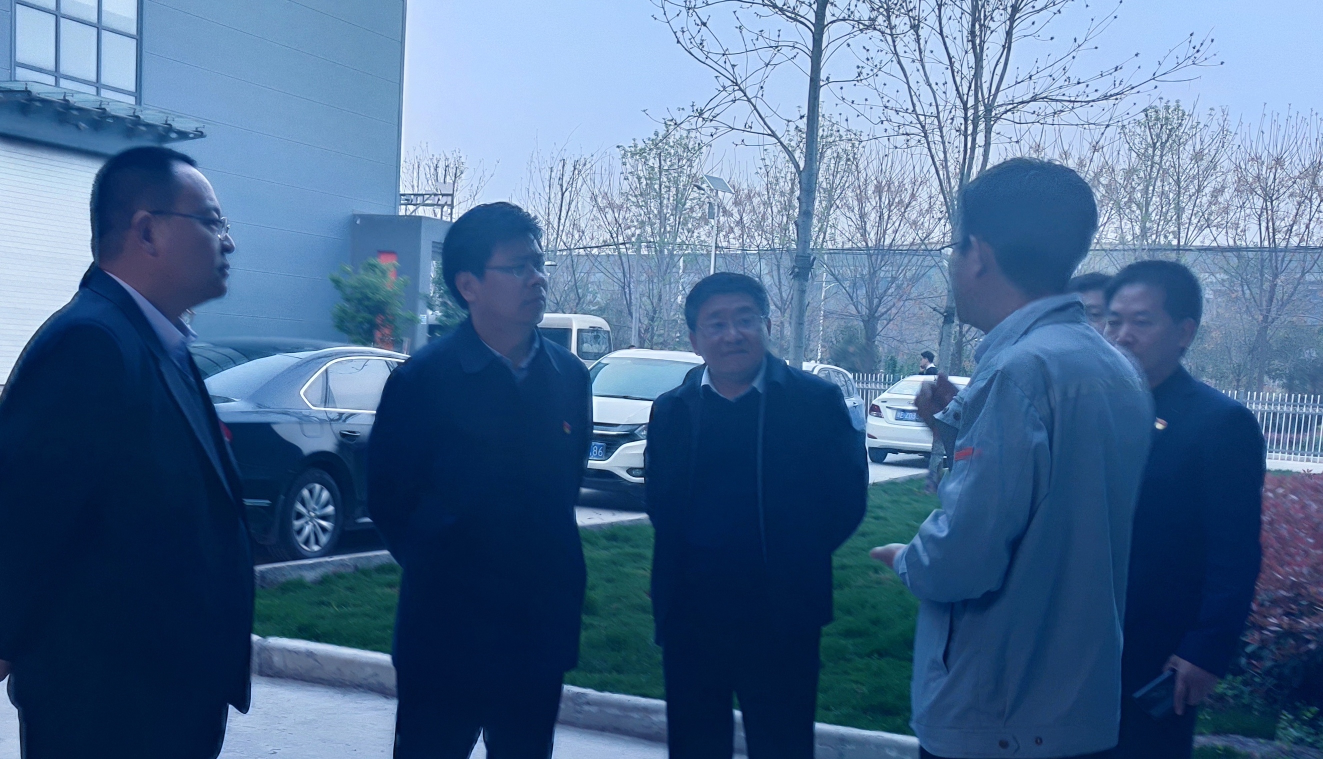 安陽市袁家健市長(zhǎng)一行到克能檢查工作（2021年4月7日）