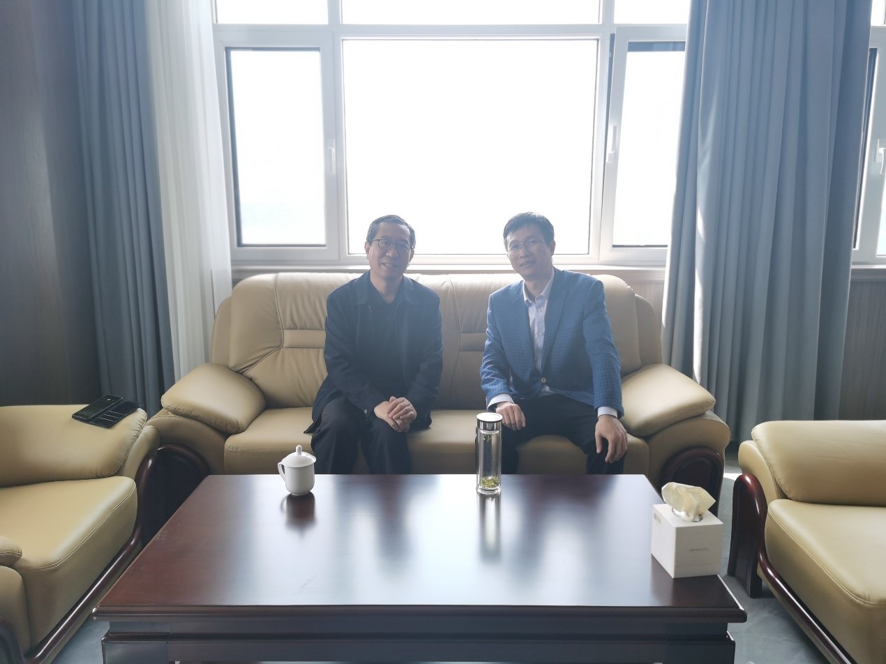 安陽市政府副秘書長、辦公室主任史景山蒞臨克能指導(dǎo)工作（2021年4月15日）