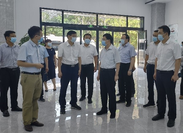 安陽(yáng)市委常委、常務(wù)副市長(zhǎng)陳志偉一行到克能新能源調(diào)研（2021年8月6日）