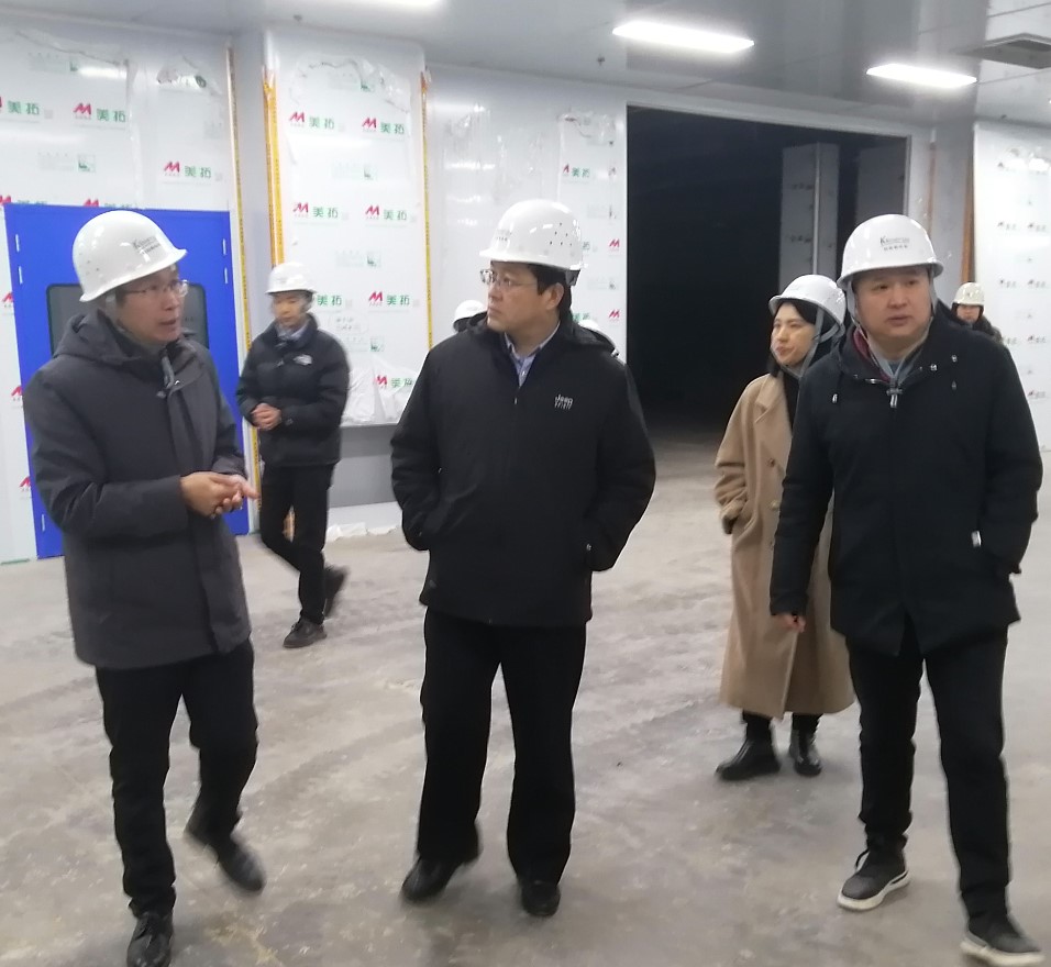 安陽縣政府縣長馬衛(wèi)蒞臨克能調研（2024年1月9日）