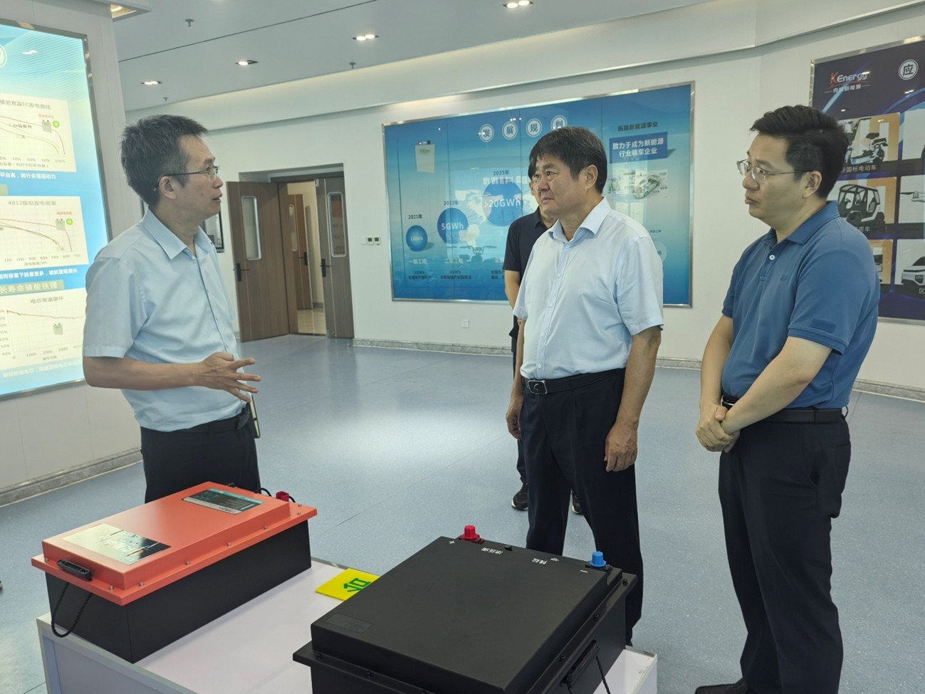 安陽市人大常委副主任桑建業(yè)一行蒞臨克能新能源調研（2025年7月31日）